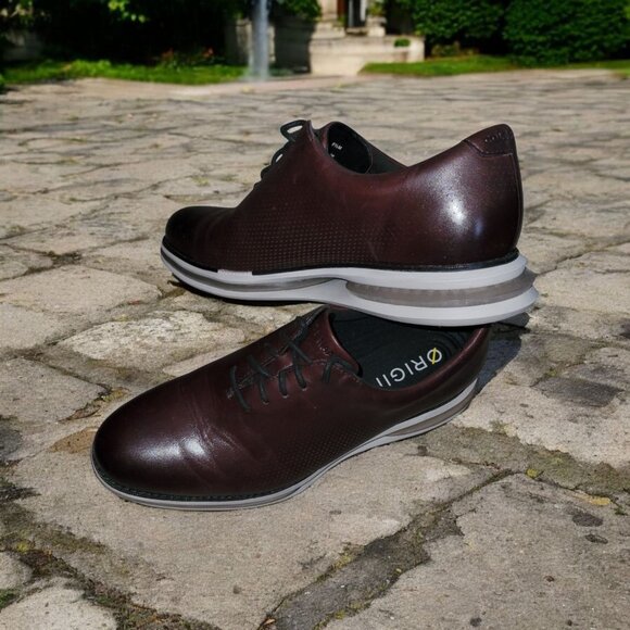 Cole Haan Men's Zero Original Grand Lined Laser Oxford Tan #C33532 Size 9.5 M - Picture 2 of 6